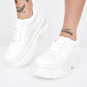 dollskill chunky platform sneakers